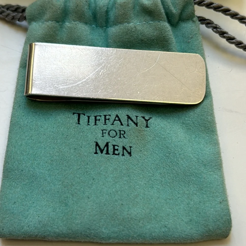 Tiffany & Co. Sterling Silver Vintage Men’s Money Clip-pouch-box-17.9 grams